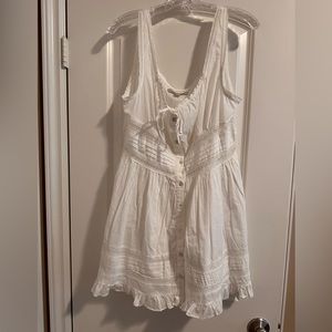 White button-down dress from Urban Outfitters